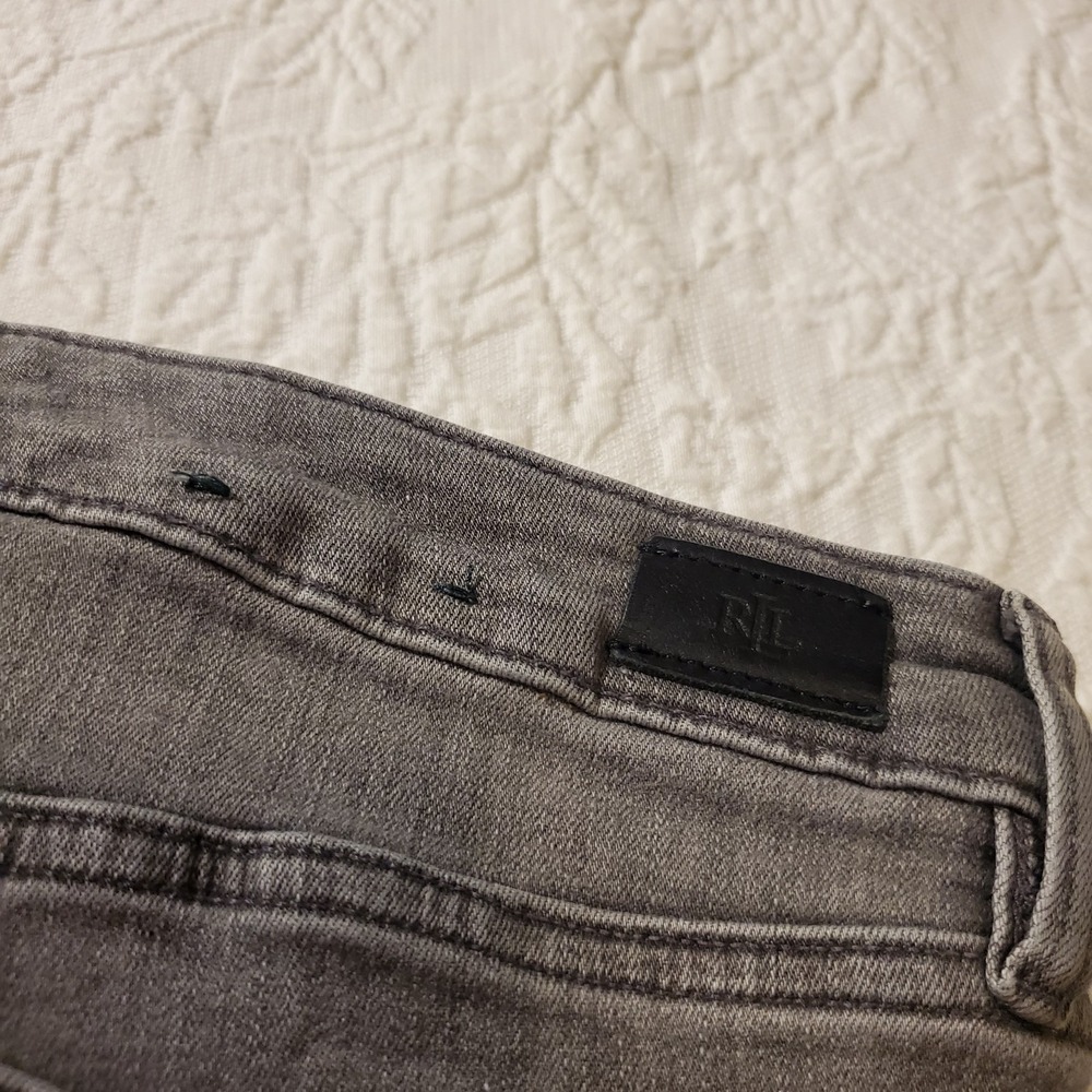 Lauren Ralph Lauren Women's 16 Jeans Classic Boot Cut Stretch Gray Casual - Picture 7 of 10
